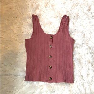 American Eagle Button Tank Top size Large